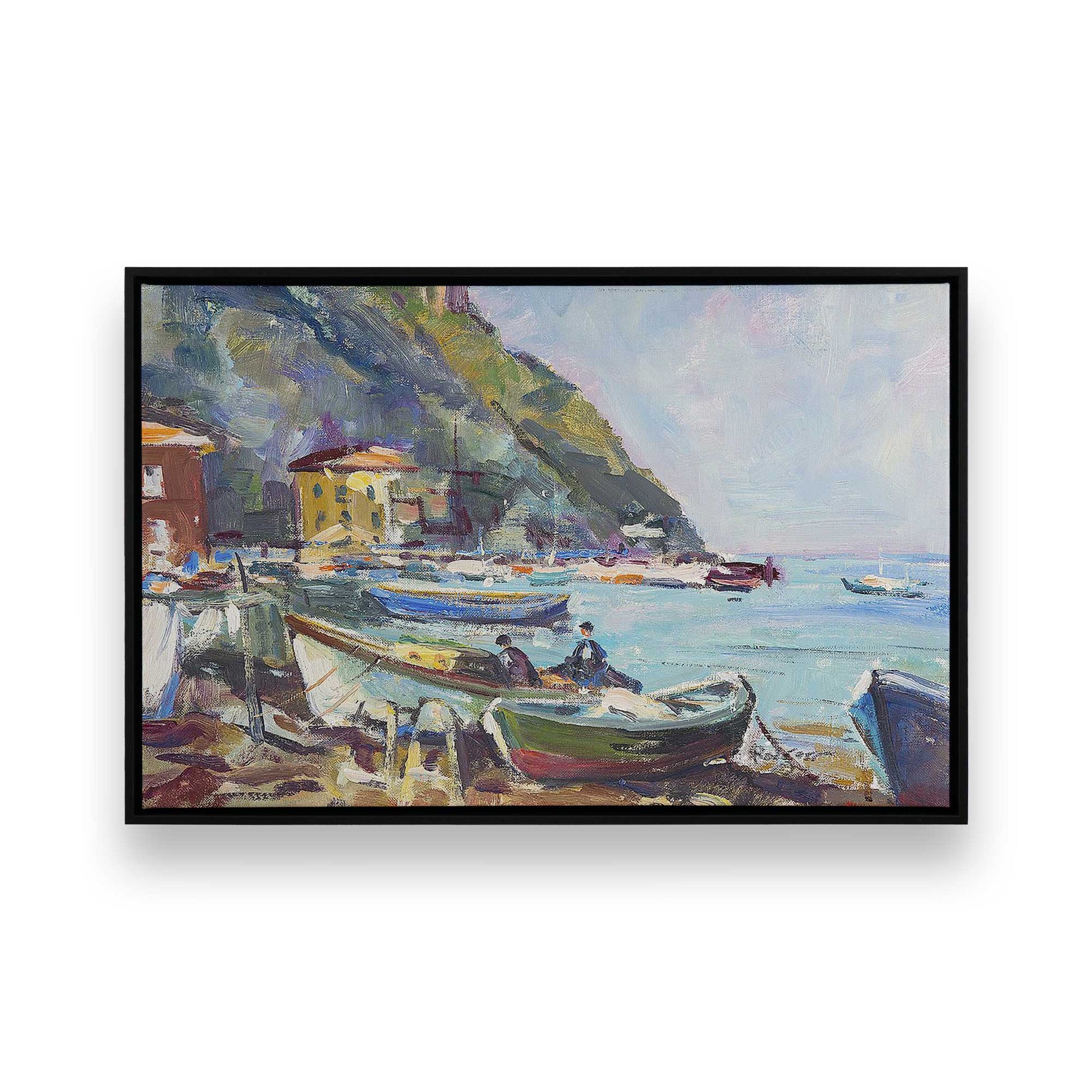 [Color:Satin Black], Picture of art in a Satin Black frame