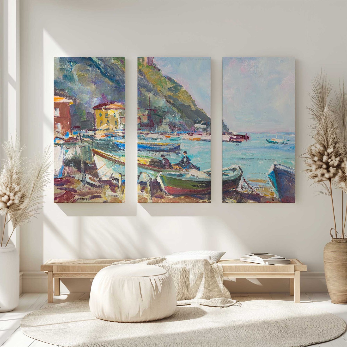 [Color:Stretched Canvas], Picture of art in a room