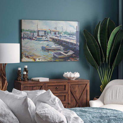 Naples' Waterside Hideaway Print on Canvas