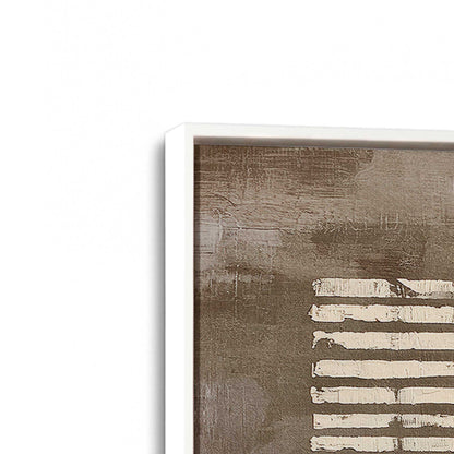 [Color:Opaque White], Picture of art in a White frame at an angle