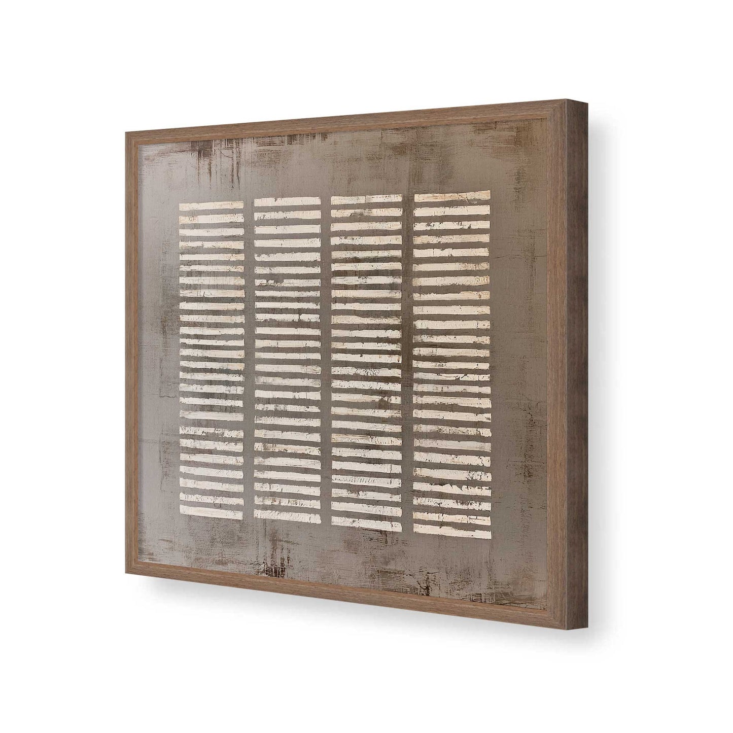 [Color:Walnut], Picture of art in a Walnut frame of the corner
