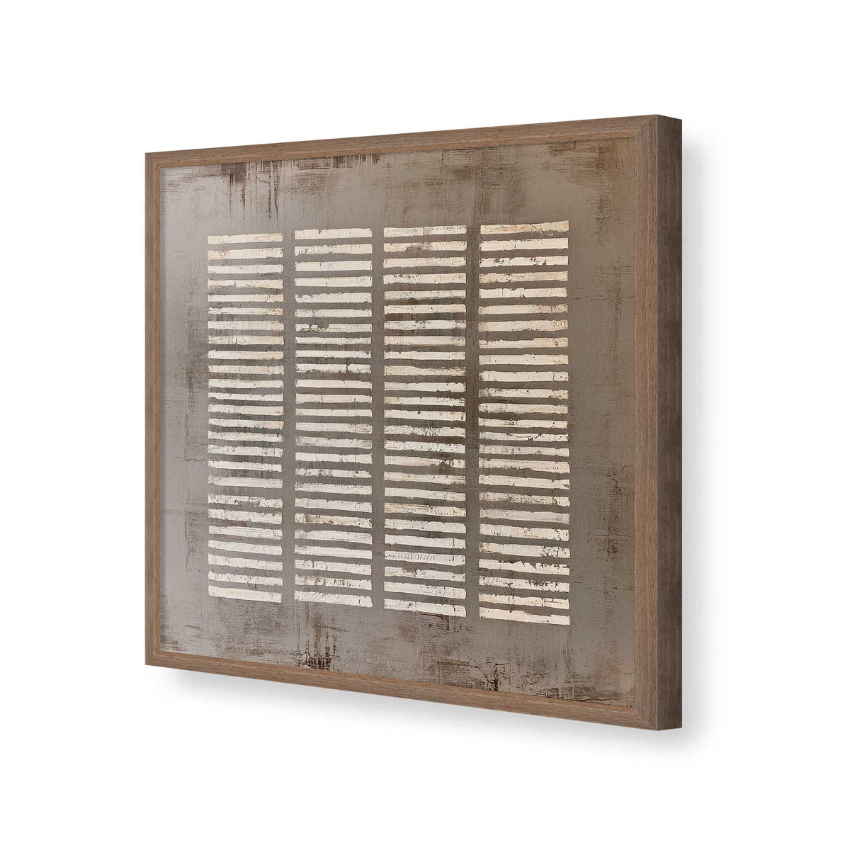 [Color:Walnut], Picture of art in a Walnut frame of the corner
