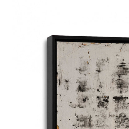 [Color:Satin Black], Picture of art in a Satin Black frame at an angle