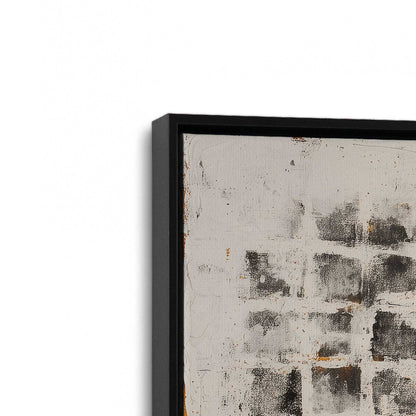 [Color:Satin Black], Picture of art in a Satin Black frame at an angle