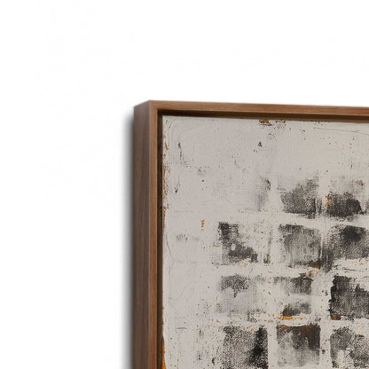 [Color:Walnut], Picture of art in a Walnut frame at an angle