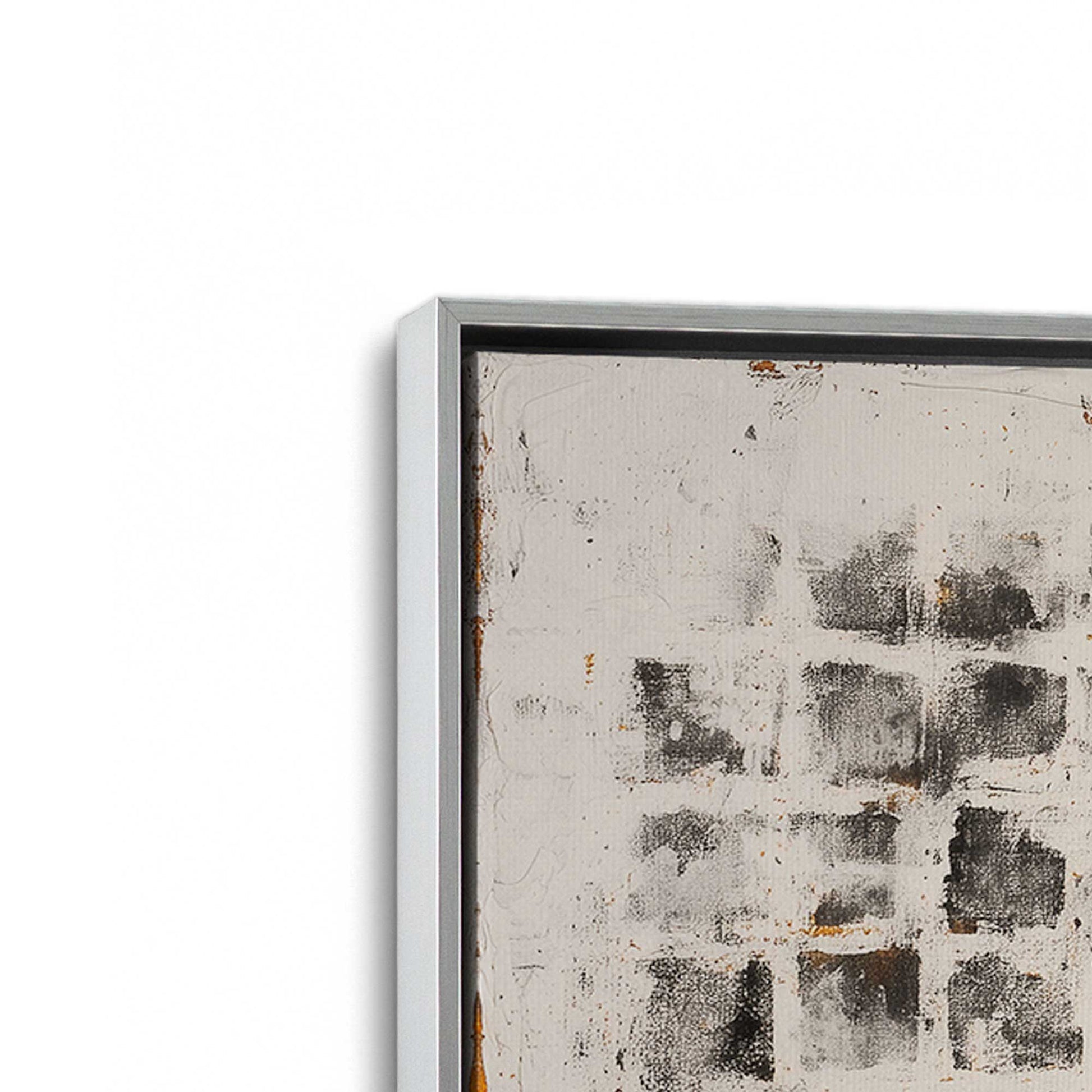 [Color:Polished Chrome], Picture of art in a Polished Chrome frame at an angle