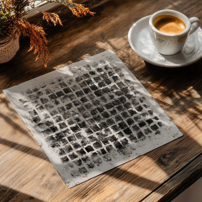 Ashen Mosaic II Print