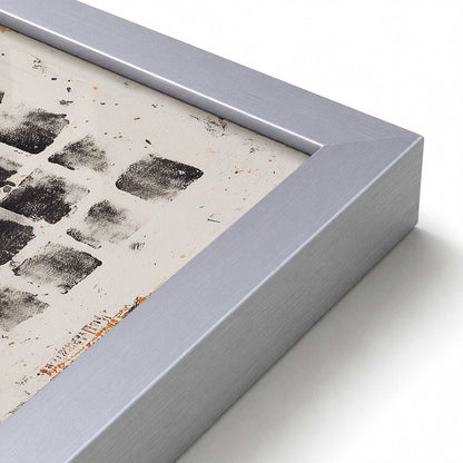 [Color:Polished Chrome], Picture of art in a Polished Chrome frame at an angle