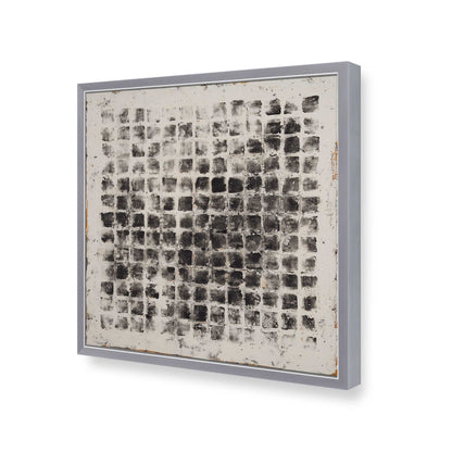 [Color:Polished Chrome], Picture of art in a Polished Chrome frame of the corner