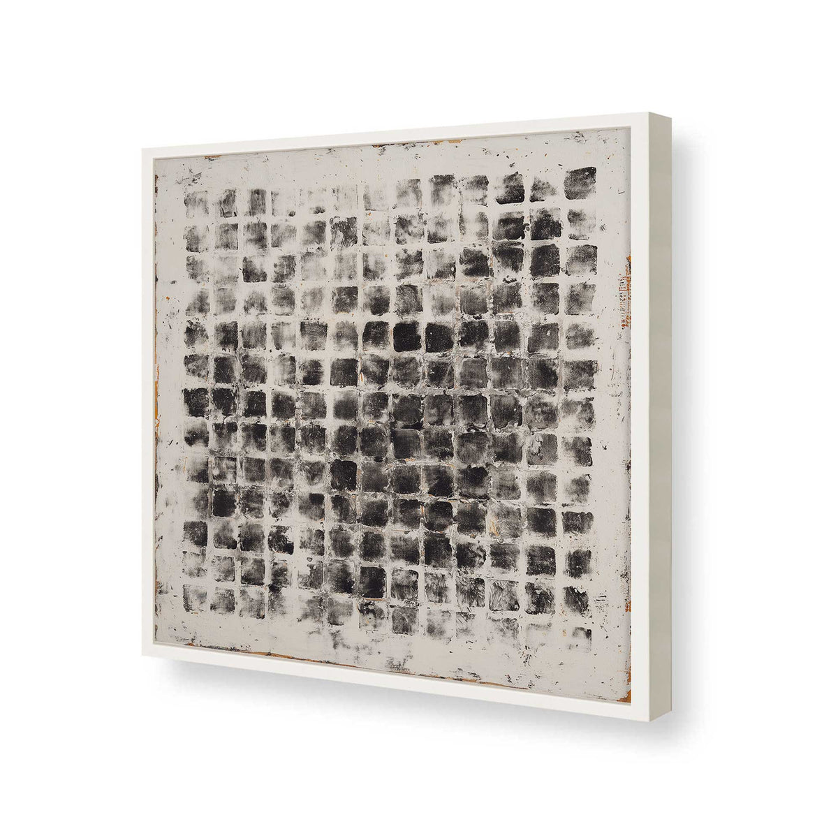 [Color:Opaque White], Picture of art in a Opaque White frame of the corner