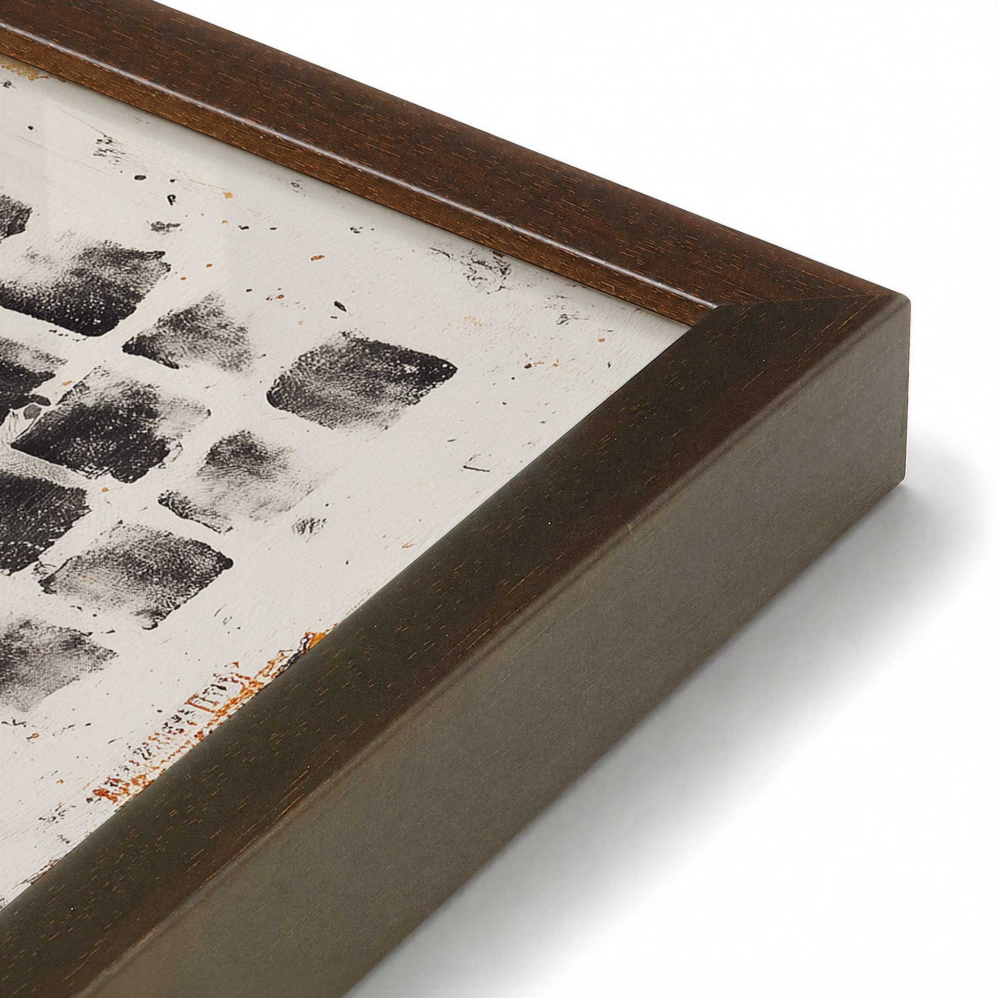 [Color:Belvinder Brown], Picture of art in a Belvinder Brown frame at an angle