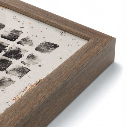 [Color:Walnut], Picture of art in a Walnut frame at an angle