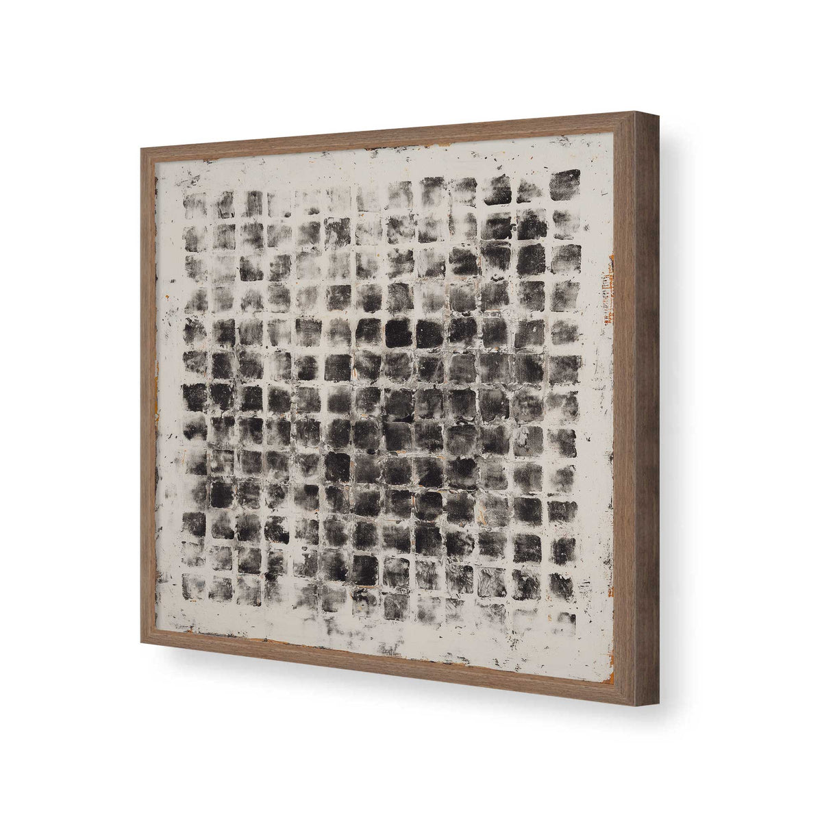 [Color:Walnut], Picture of art in a Walnut frame of the corner