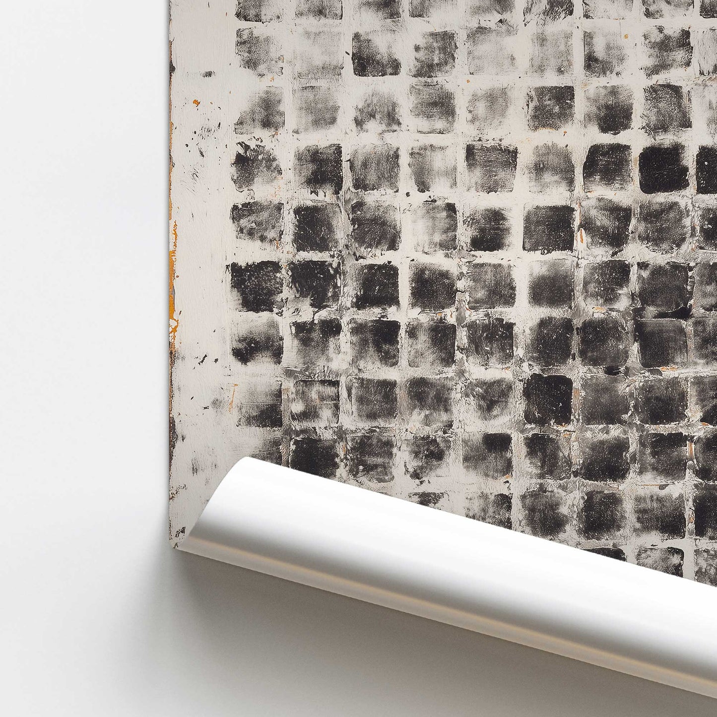 [Color:Rolled Print], Picture of close up of art