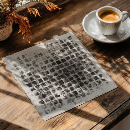 Ashen Mosaic III Print