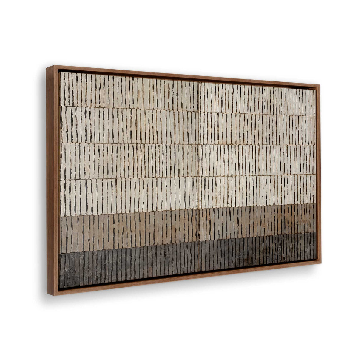 [Color:Walnut], Picture of the corner of the art