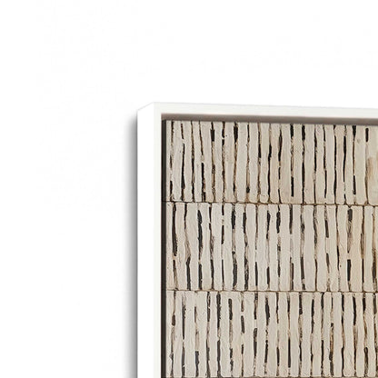 [Color:Opaque White], Picture of art in a White frame at an angle