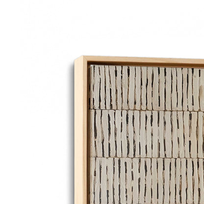 [Color:American Maple], Picture of art in a American Maple frame at an angle