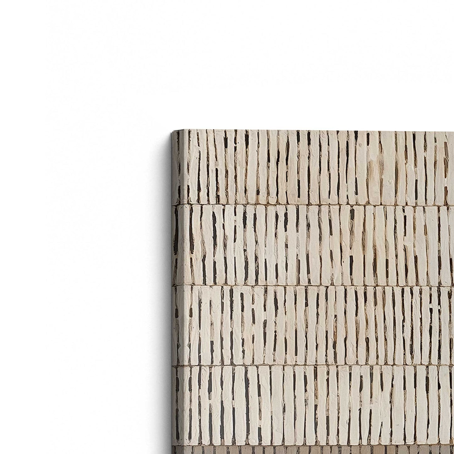 [Color:Stretched Canvas], Picture of the corner of the art