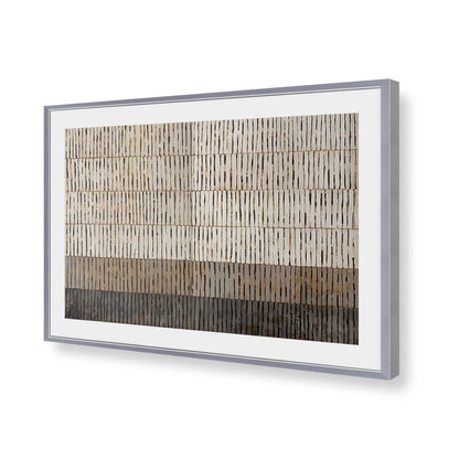 [Color:Polished Chrome], Picture of art in a Polished Chrome frame of the corner