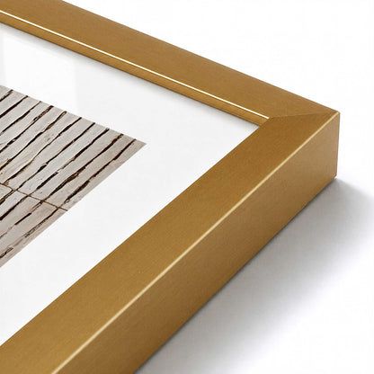 [Color:Polished Gold], Picture of art in a Polished Chrome frame at an angle