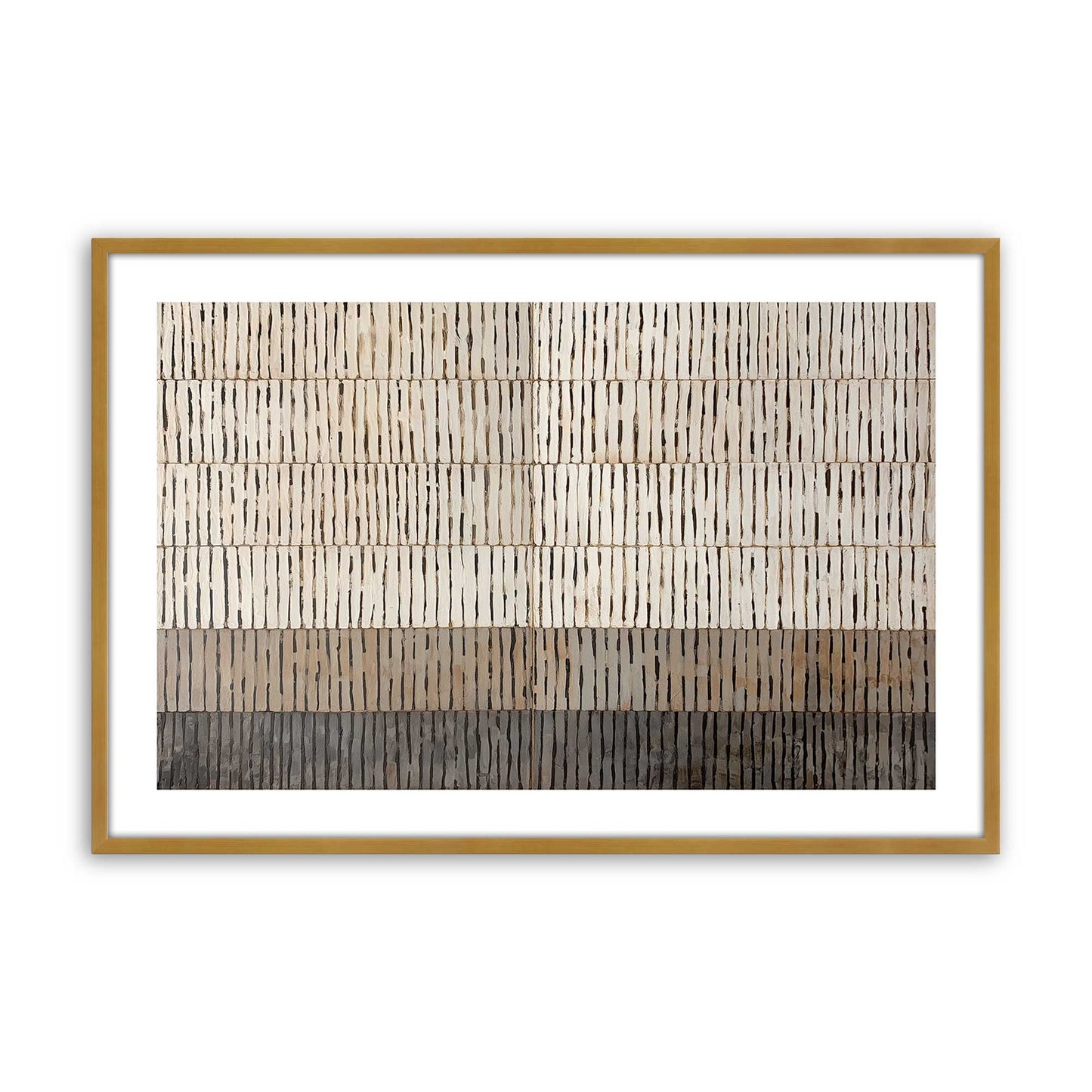 [Color:Polished Gold], Picture of art in a Polished Chrome frame
