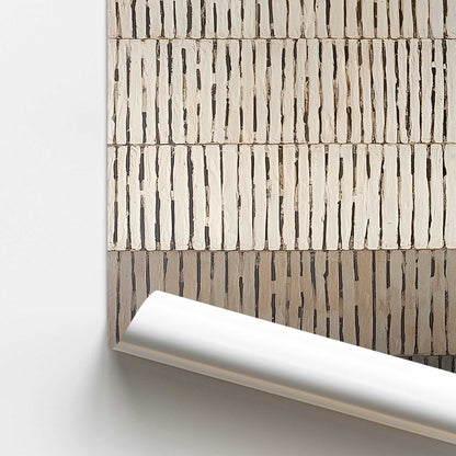 Bone and Umber Print