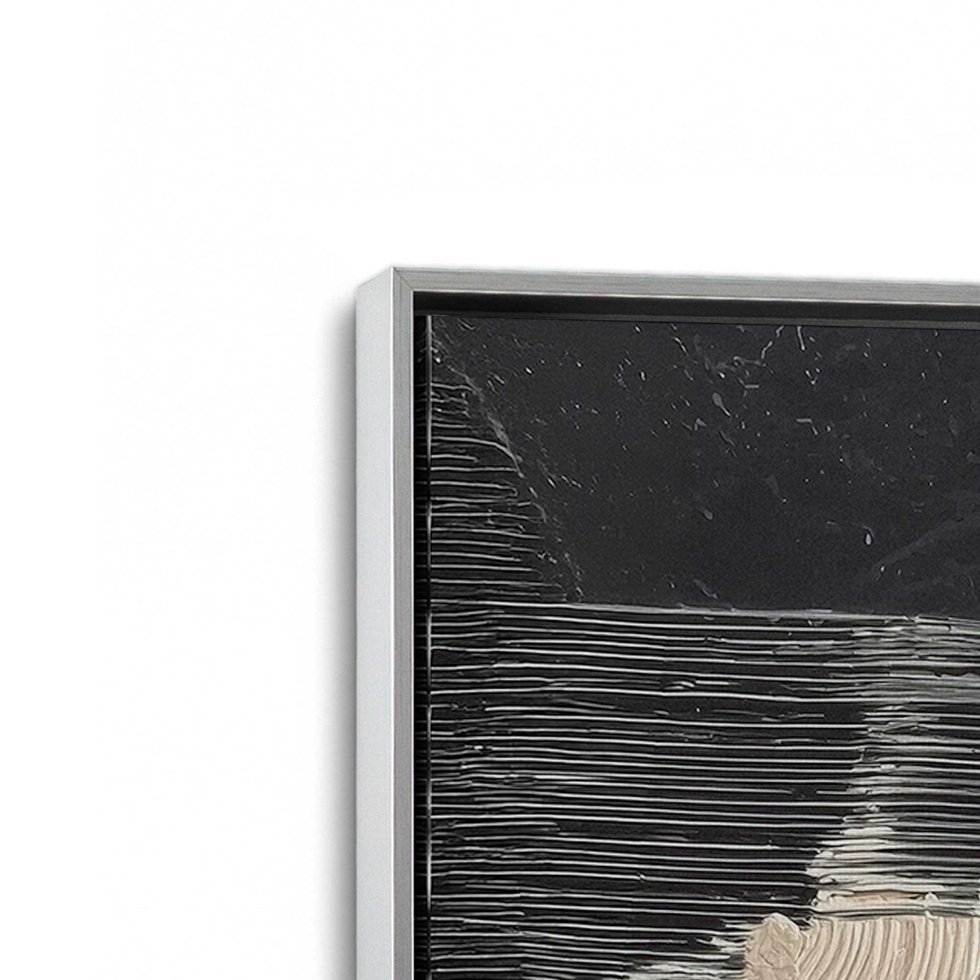 [Color:Polished Chrome], Picture of art in a Polished Chrome frame at an angle