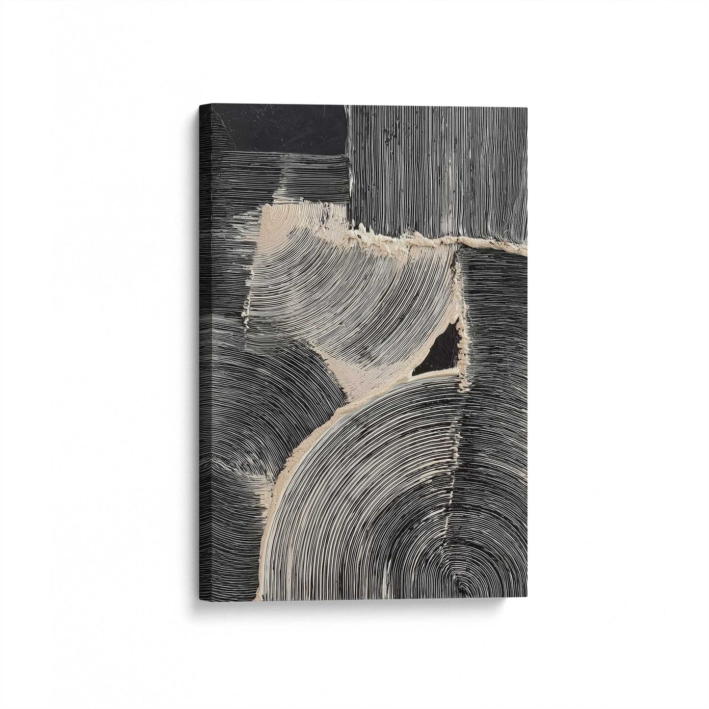 [Color:Stretched Canvas], Picture of art at an angle