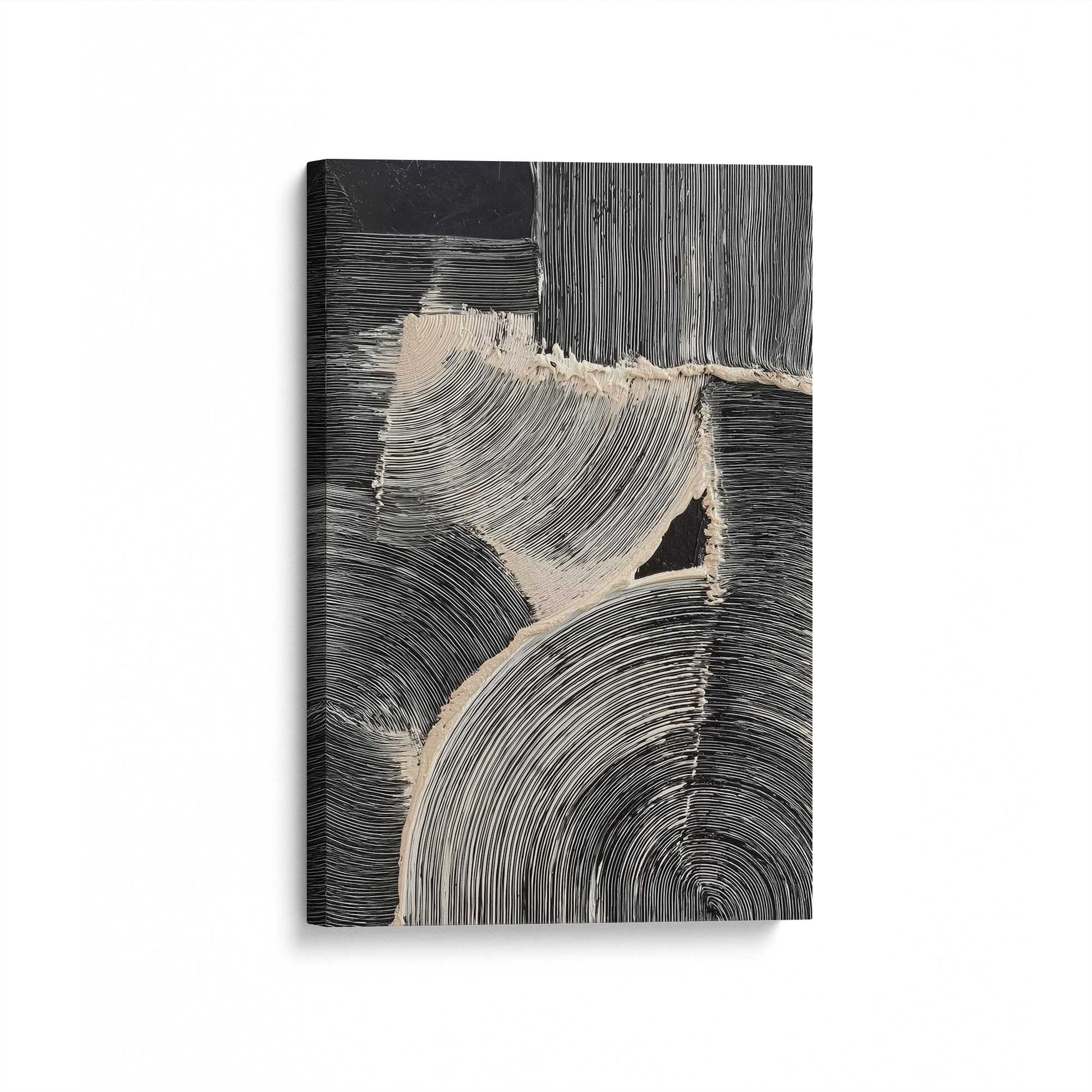 [Color:Stretched Canvas], Picture of art at an angle