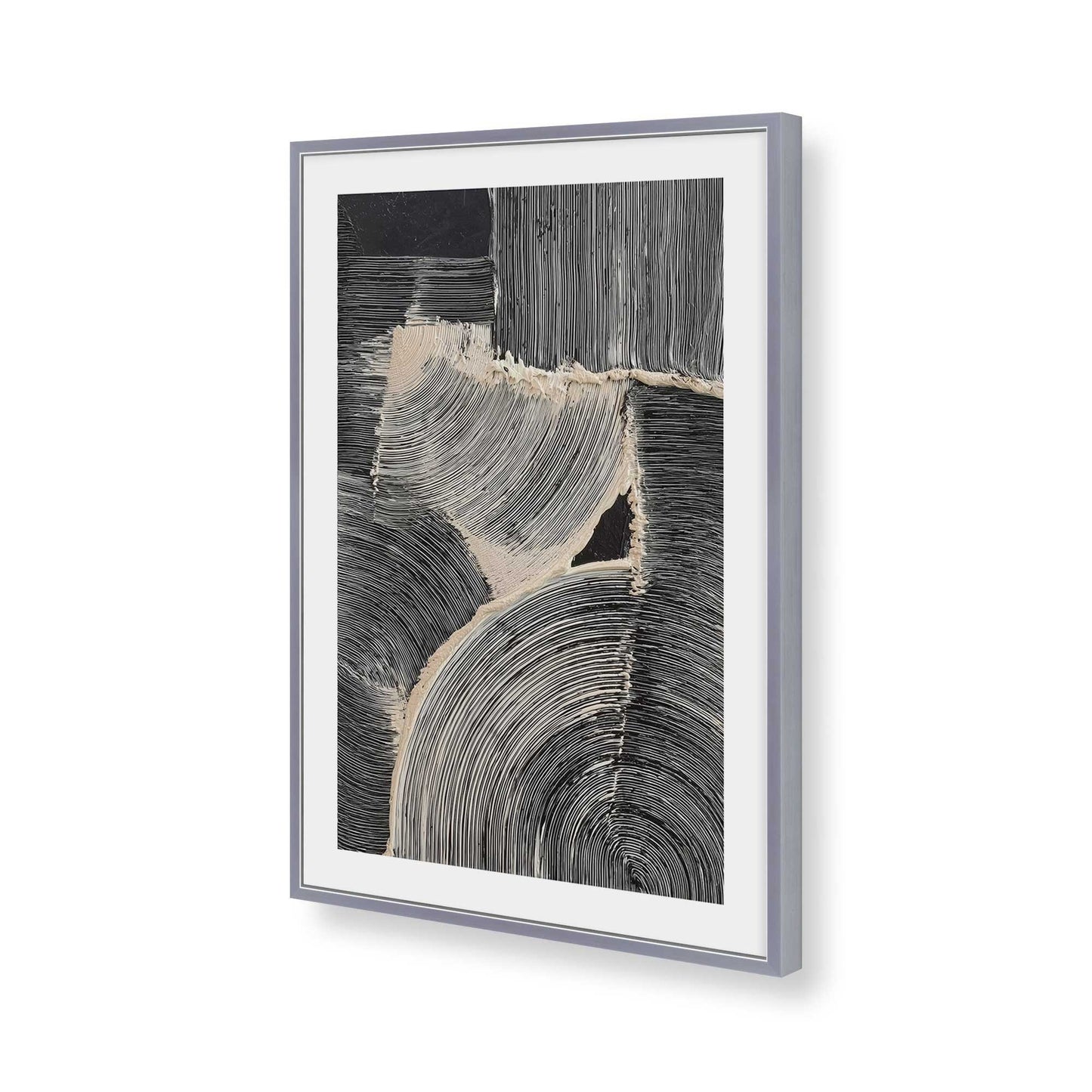 [Color:Polished Chrome], Picture of art in a Polished Chrome frame of the corner