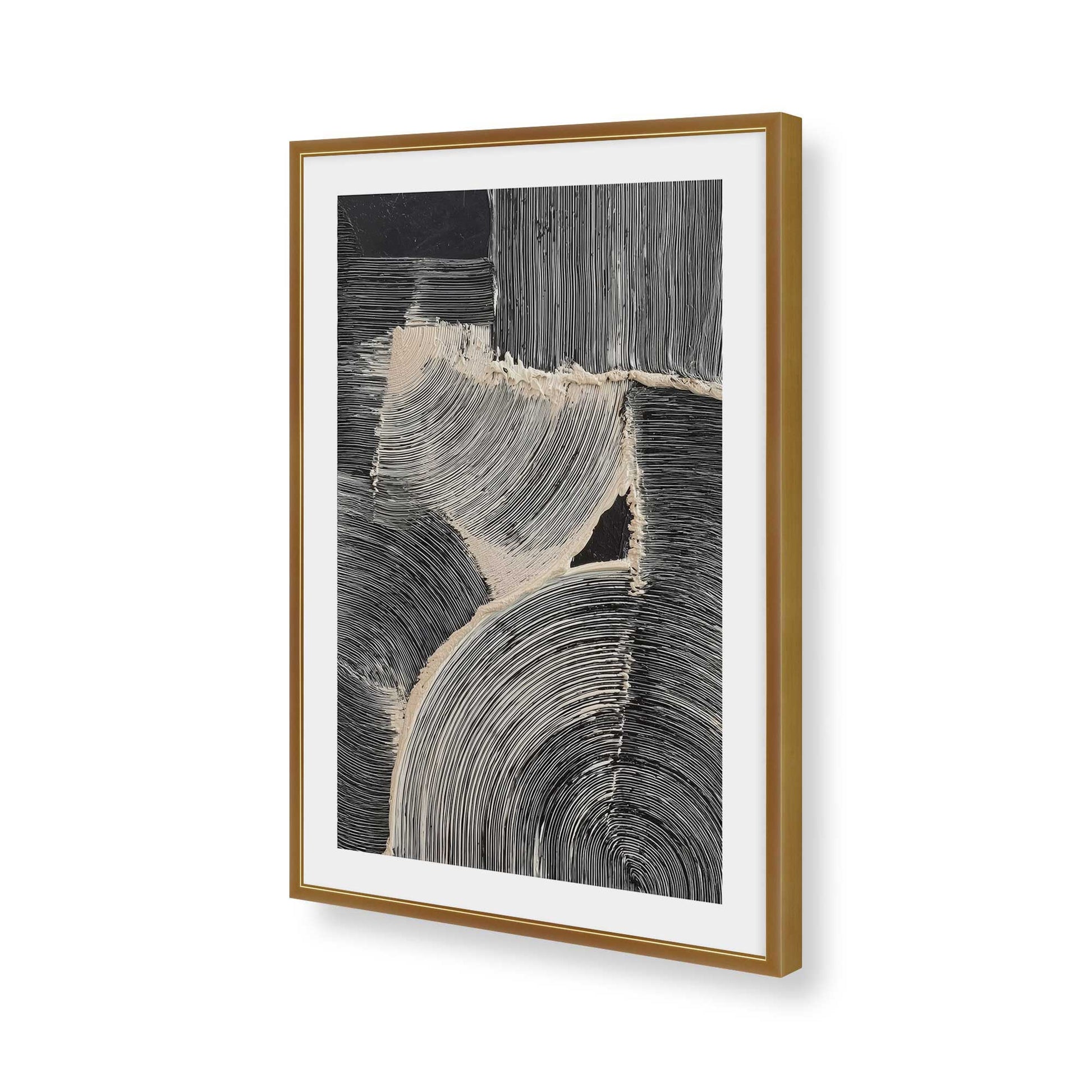 [Color:Polished Gold], Picture of art in a Polished Gold frame of the corner