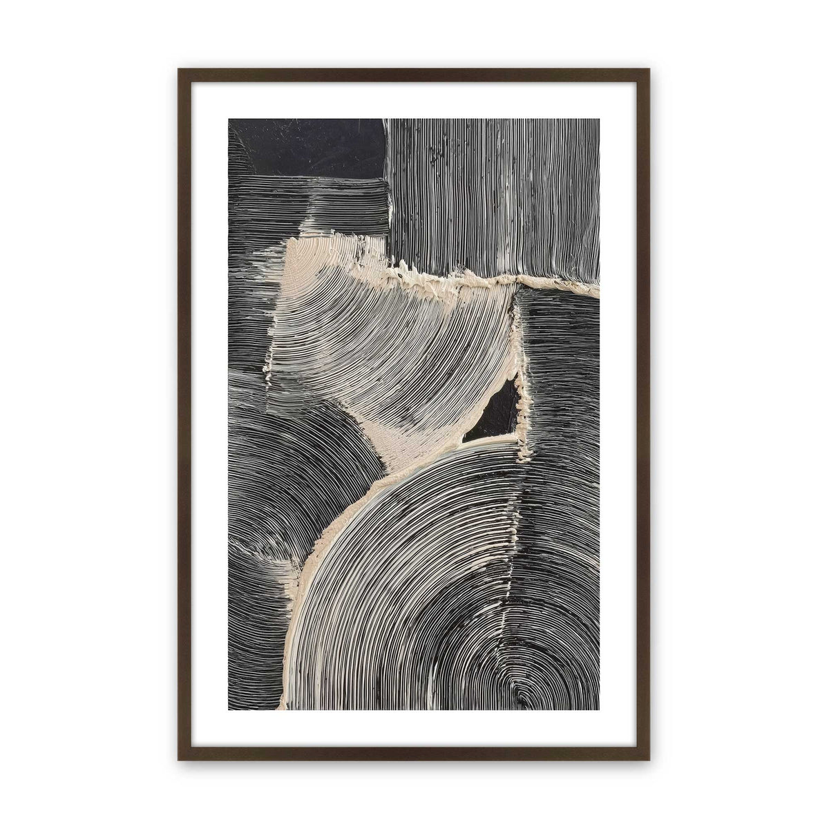[Color:Brown], Picture of art in a Brown frame