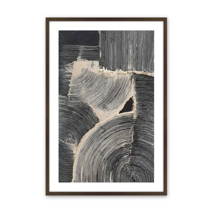 [Color:Brown], Picture of art in a Brown frame