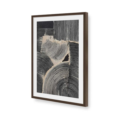 [Color:Brown], Picture of art in a Brown frame of the corner