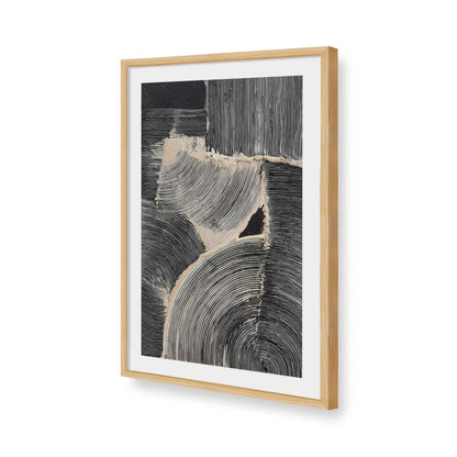 [Color:American Maple], Picture of art in a American Maple frame of the corner