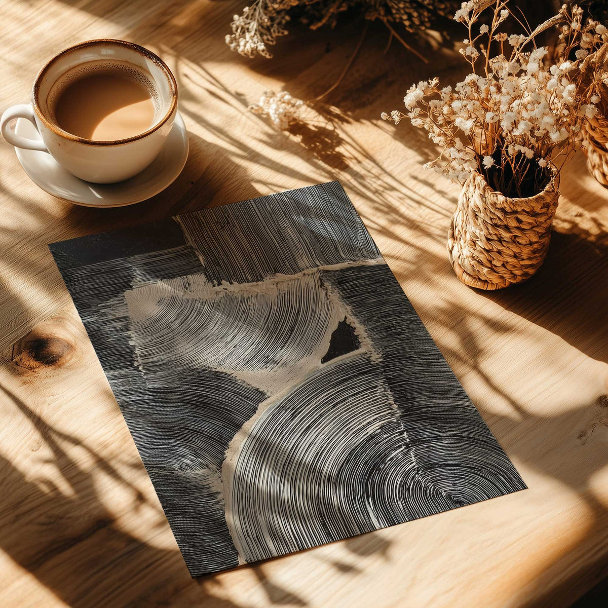 [Color:Rolled Print], Picture of close up of art