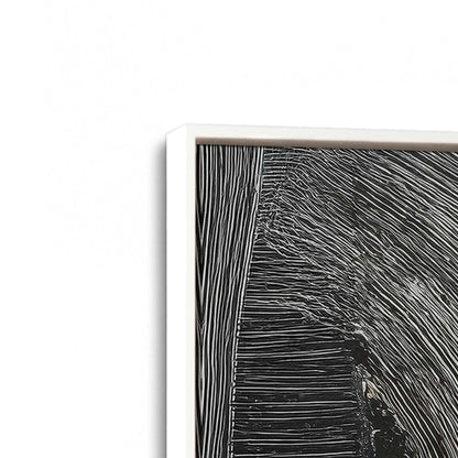 [Color:Opaque White], Picture of art in a White frame at an angle