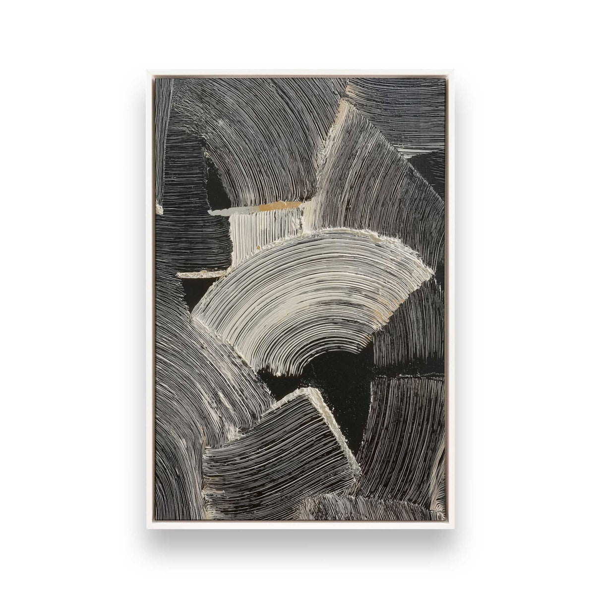 [Color:Opaque White], Picture of art in a White frame