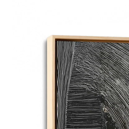 [Color:American Maple], Picture of art in a American Maple frame at an angle