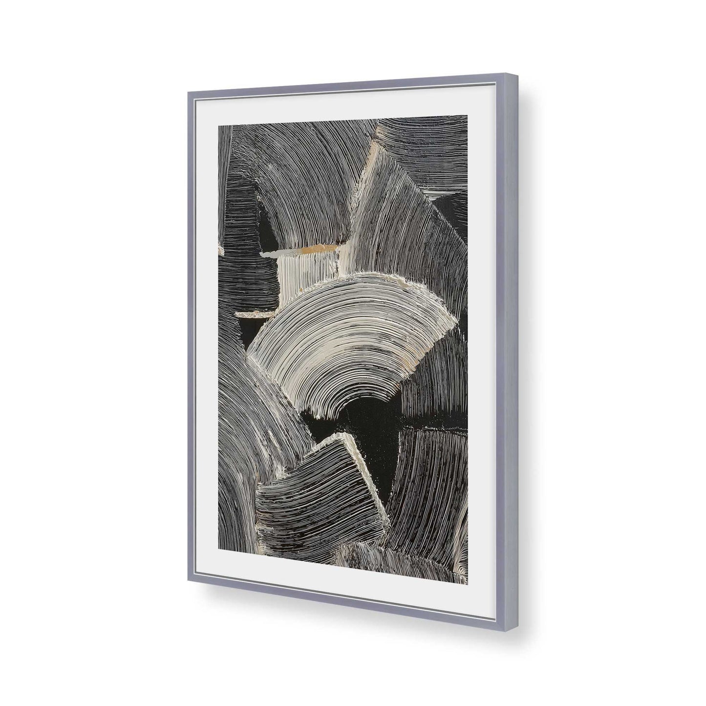 [Color:Polished Chrome], Picture of art in a Polished Chrome frame of the corner