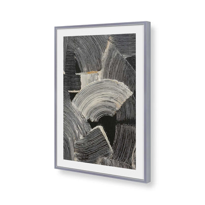 [Color:Polished Chrome], Picture of art in a Polished Chrome frame of the corner