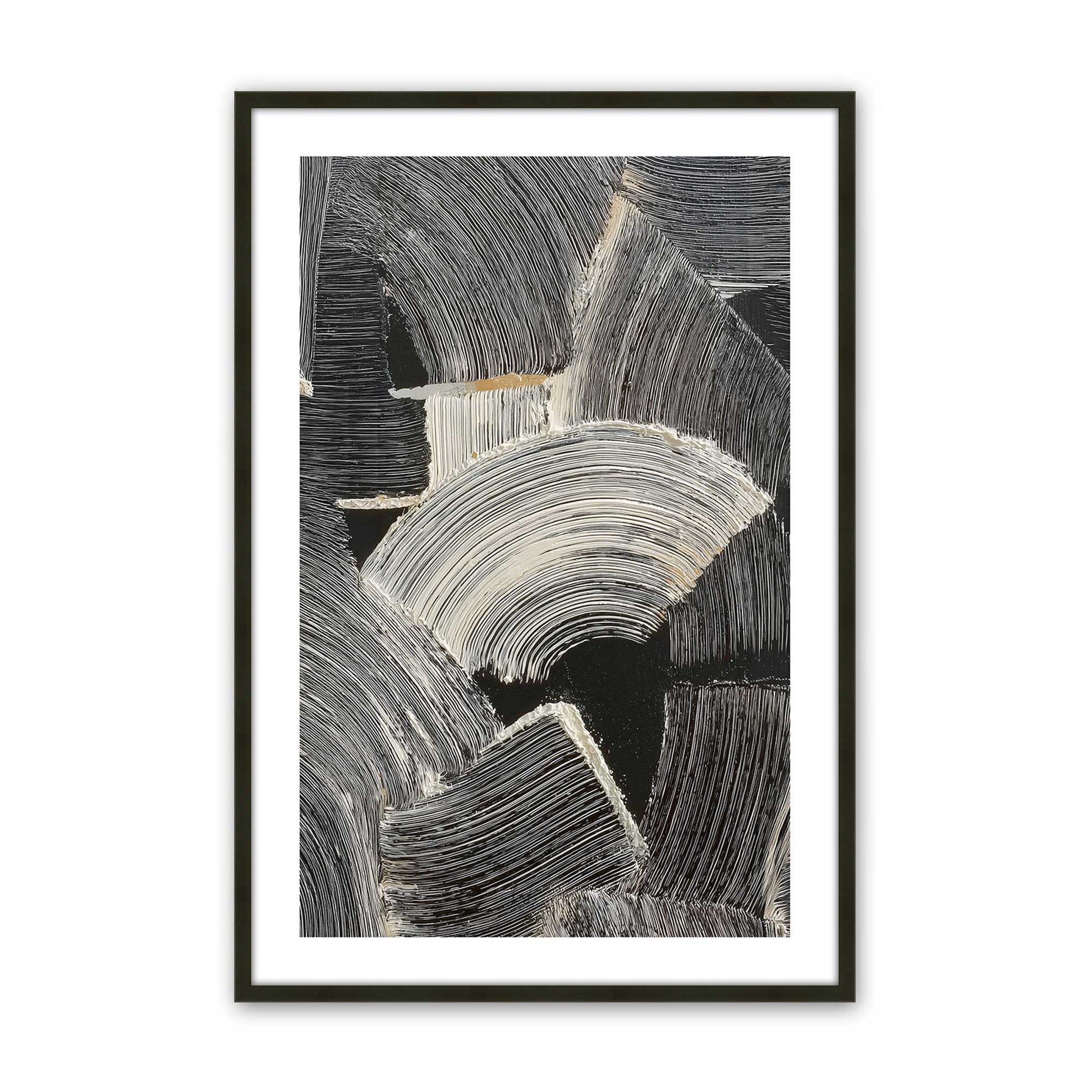 [Color:Satin Black], Picture of art in a Satin Black frame