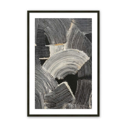 [Color:Satin Black], Picture of art in a Satin Black frame