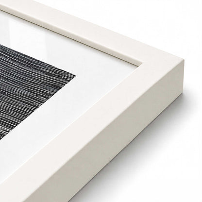 [Color:Opaque White], Picture of art in a Opaque White frame at an angle