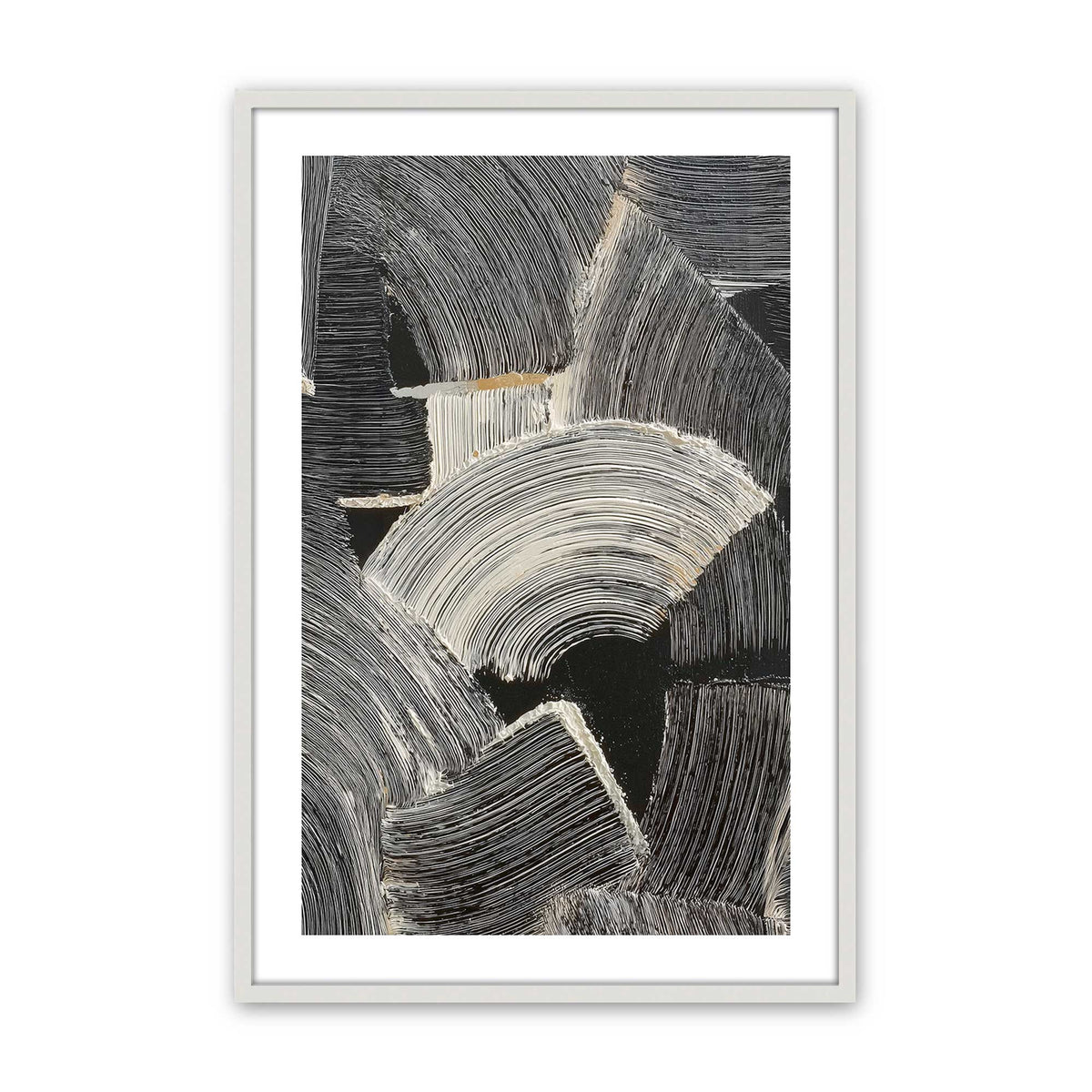 [Color:Opaque White], Picture of art in a Opaque White frame