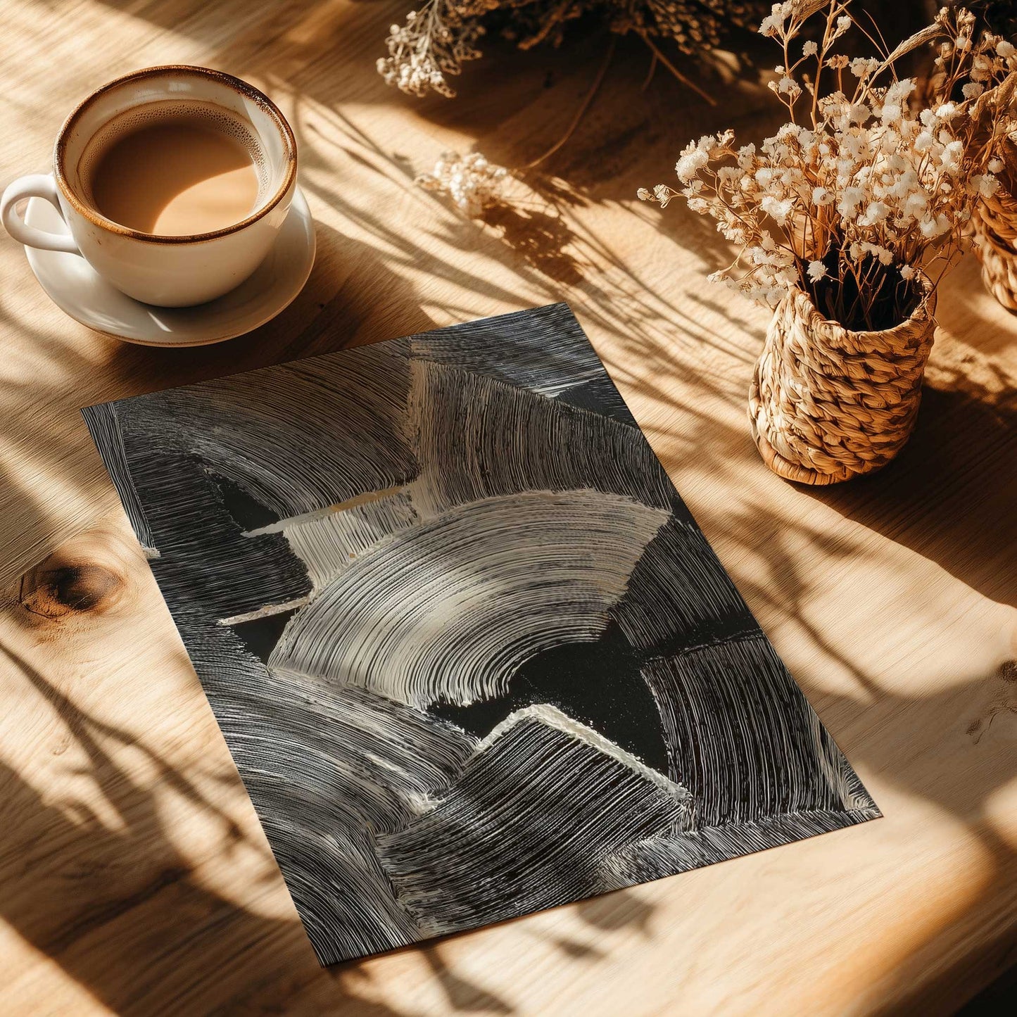 [Color:Rolled Print], Picture of close up of art