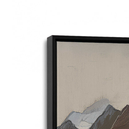 [Color:Satin Black], Picture of art in a Satin Black frame at an angle