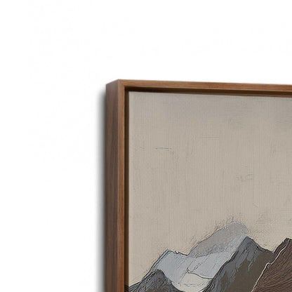 [Color:Walnut], Picture of art in a Walnut frame at an angle