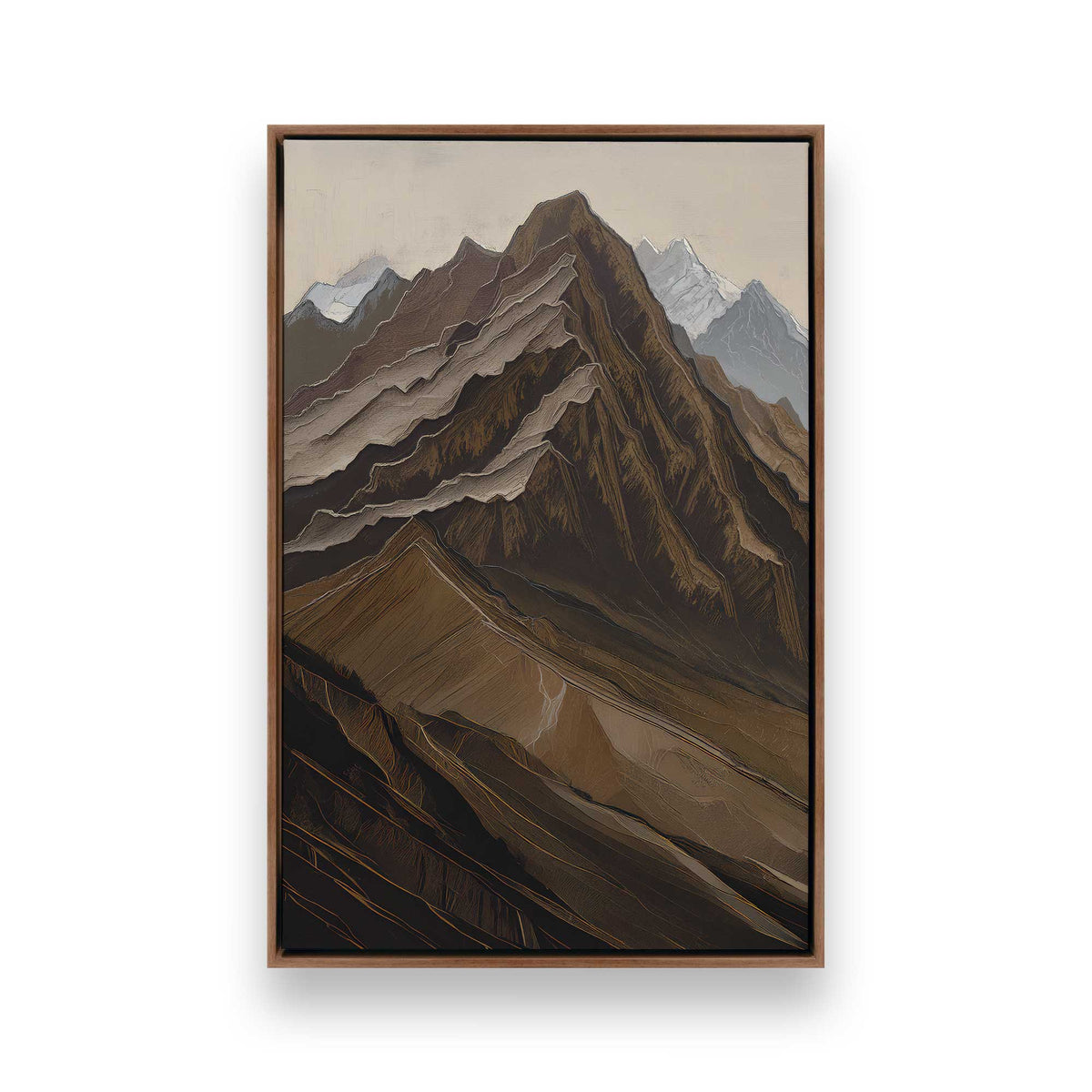 [Color:Walnut], Picture of art in a Walnut frame